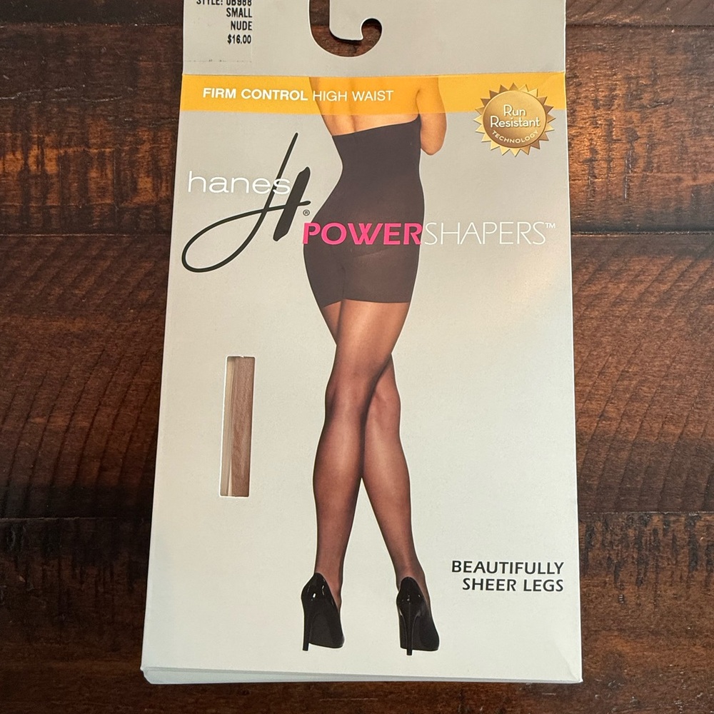 Hanes Nude High Waist Shaping Tights